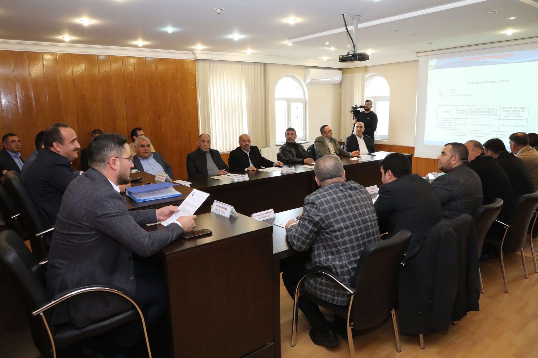 2025 Yılının İlk Meclis Toplantısı Belediye Başkanımız Av. Mustafa İLMEK’ in başkanlığında yapıldı.