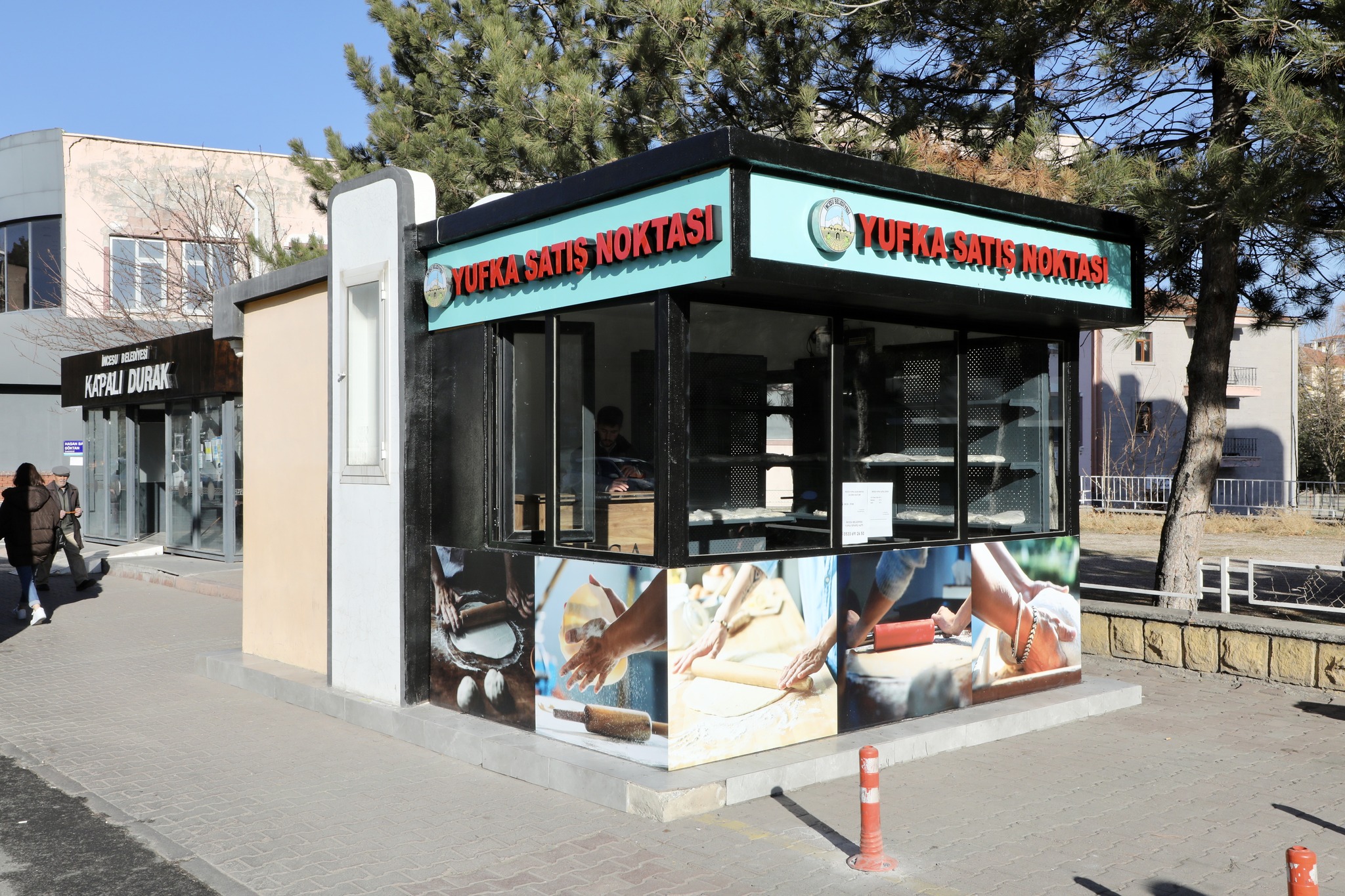 İncesu Belediyesi İmar A.Ş Yufka Satış Noktası 08:30 - 19:00 saatleri arasında Kervansaray karşısında halkımıza hizmet verecektir.