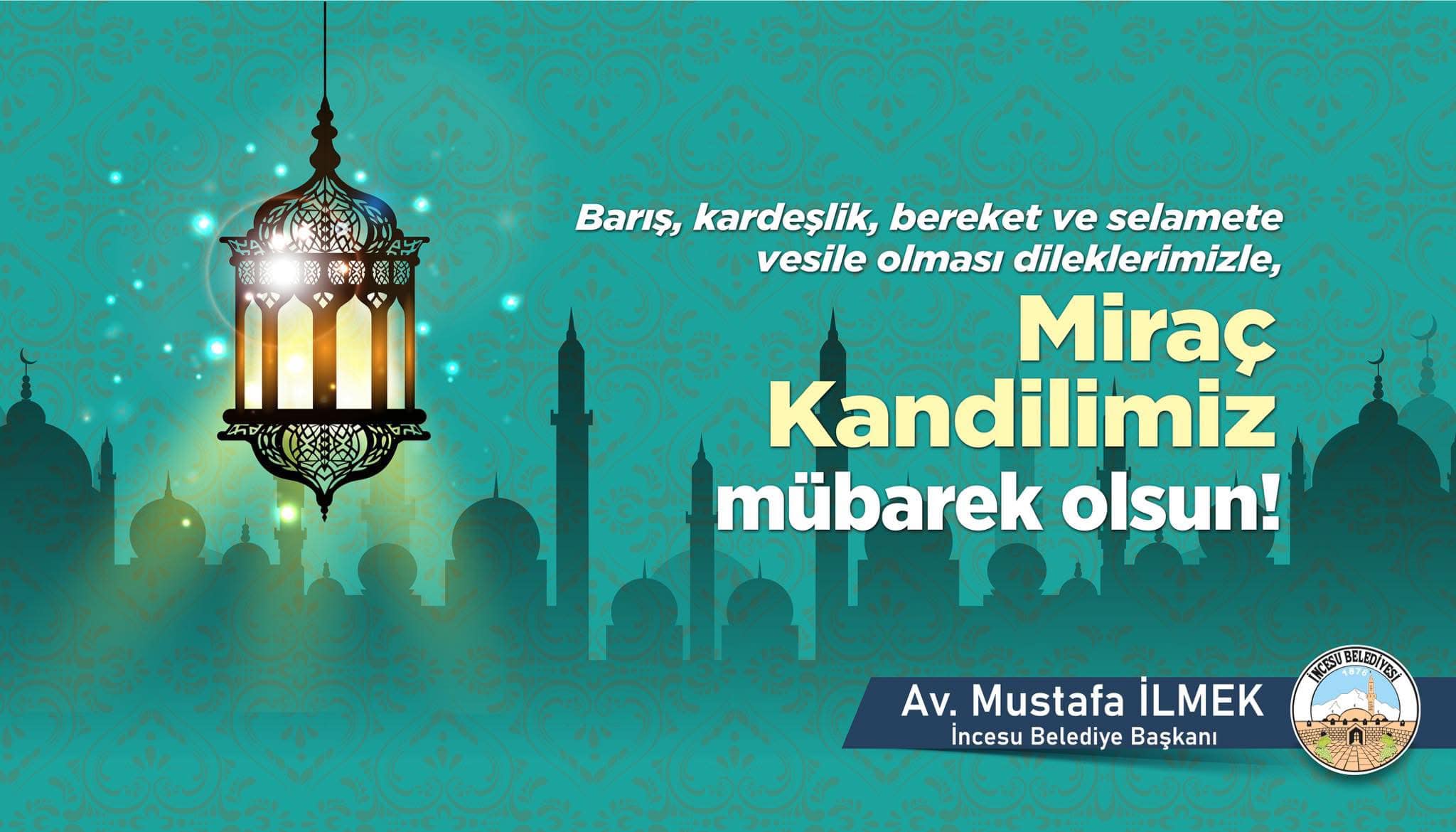 Rahmet kapılarının sonuna kadar açıldığı mübarek üç ayların en kutlu gecelerinden bir tanesi olan Miraç Kandiline kavuşmanın hazzı, heyecanı ve mutluluğu içerisindeyiz. Milli ve manevi günlerin insanları birbirlerine yaklaştıran ve kaynaştıran, birlik ve 