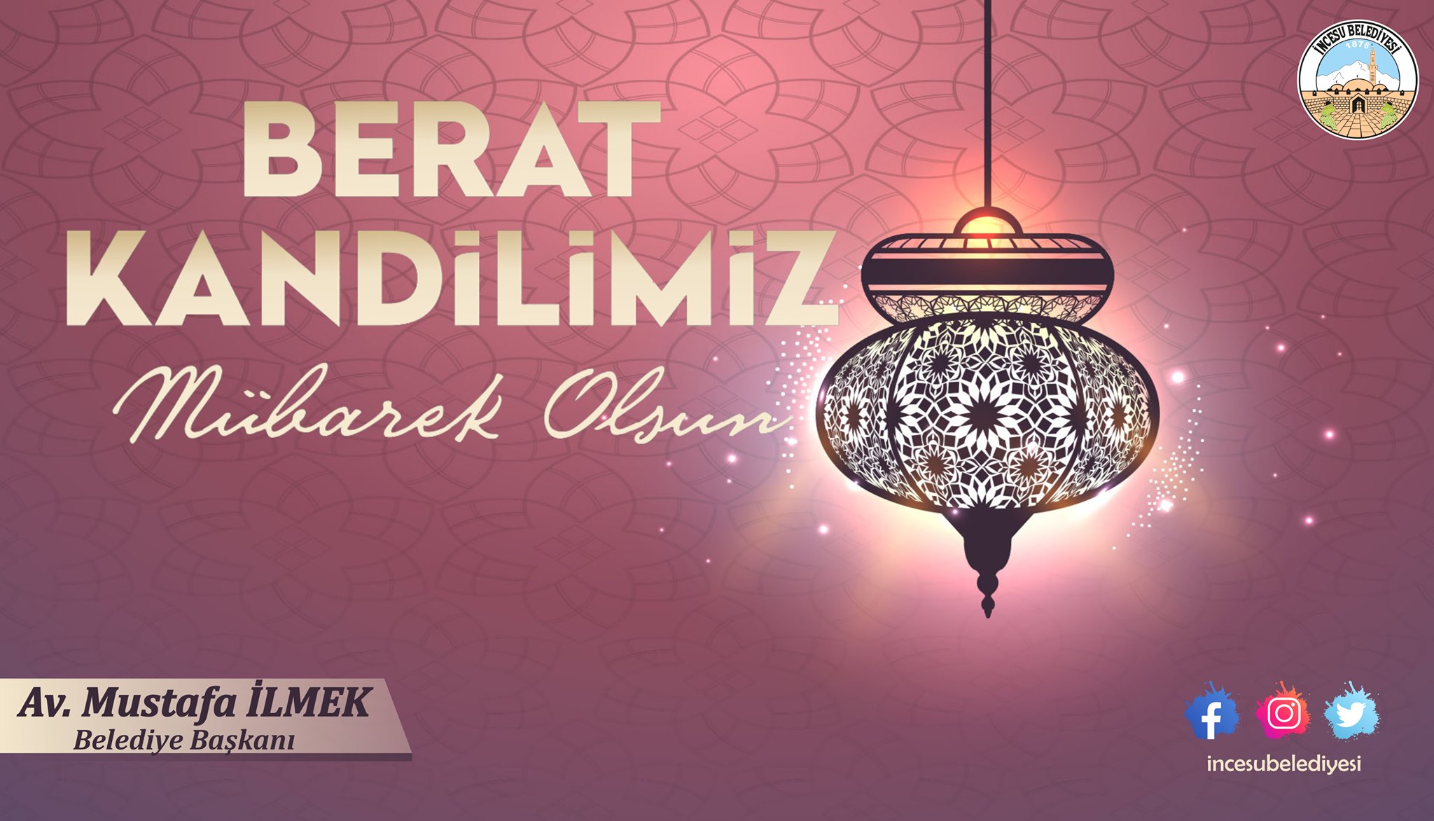 On bir ayın sultanı Ramazan-ı Şerif'in müjdecisi, rahmet, mağfiret ve bağışlanma gecesi Berat Kandilimiz mübarek olsun.