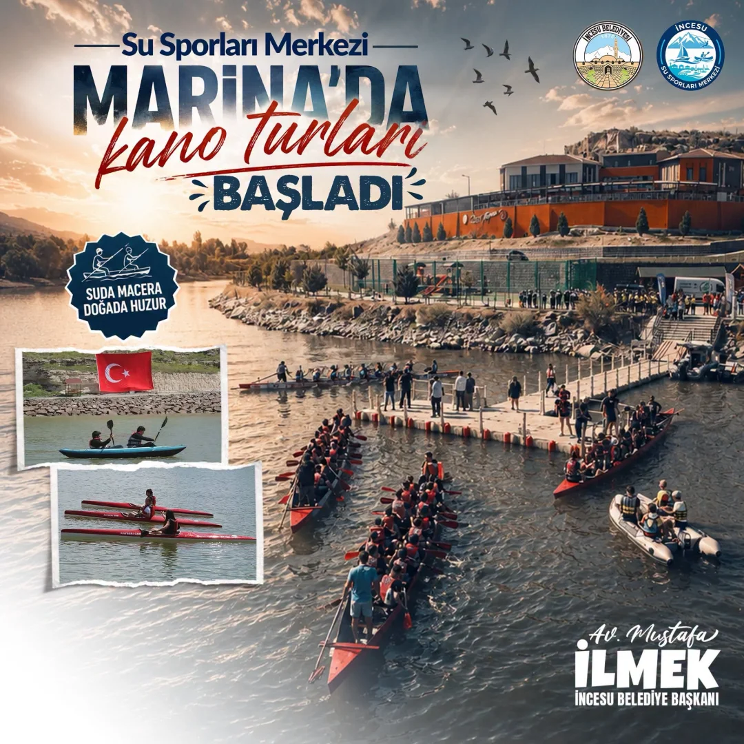 Durgun Suda Lisanslı Tek Konu Merkezi olan İncesu Marina Su Sporları Merkezinde Kano turları başladı.  Kano deneyimi yaşamak için sizleri İncesu Marina'ya bekliyoruz..