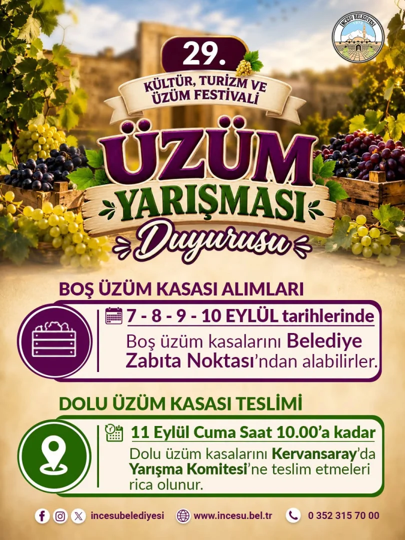 Boş Üzüm Kasası Alımları...