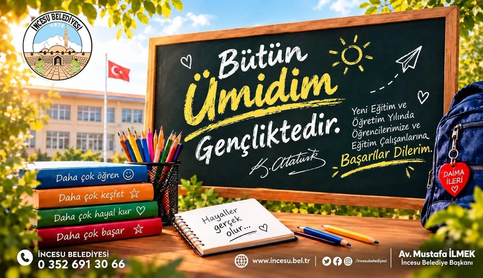 Yeni eğitim ve öğretim yılı hepimize hayırlı olsun.