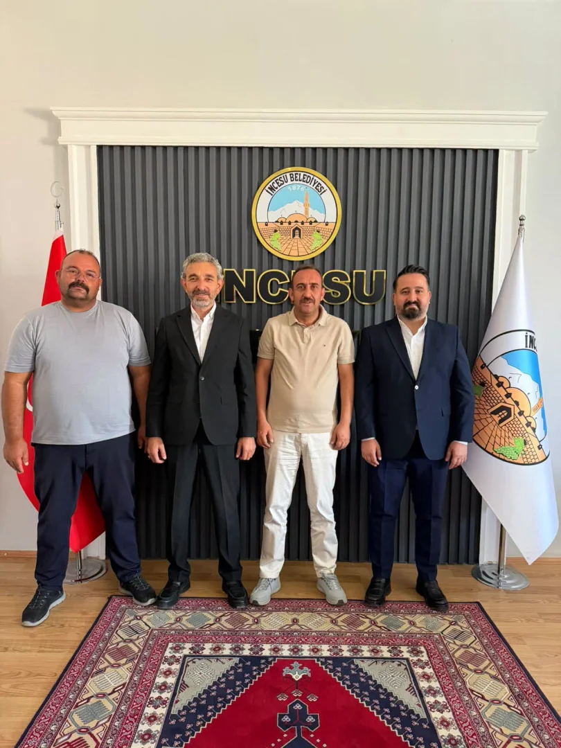 Hizmet İş Sendikası Genel Merkez Mali İşler Genel Koordinatörü Sn. Metin Demir ve Sendika İl Başkanı Sn. Yavuz Navruz, Belediye Başkanımız Av. Mustafa İLMEK’i ziyaret etti.