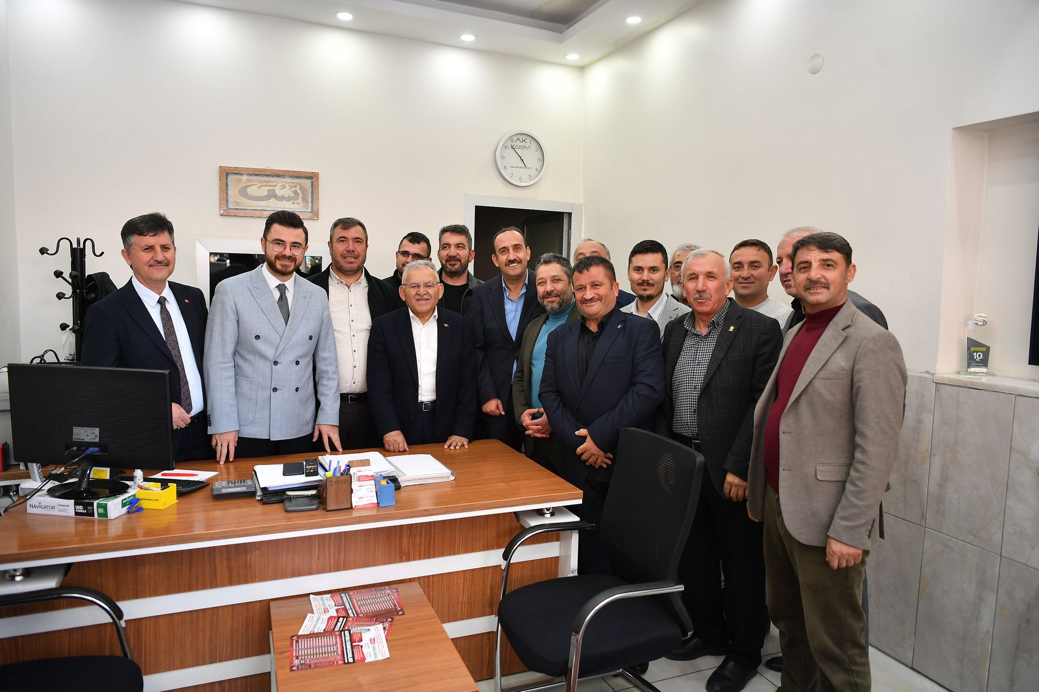 Kayseri Büyükşehir Belediye Başkanımız Sn. Memduh BÜYÜKKILIÇ, AK Parti İl Başkanımız Sn. Hüseyin OKANDAN ve değerli yönetimi, AK Parti Kadın Kolları Başkanımız Sn. Meral KOŞAR, AK Parti Gençlik Kolları Başkanı Sn. Hayri DANACI, İncesu Belediye Başkanımız 
